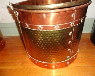 BRASS AND COPPER CROCK