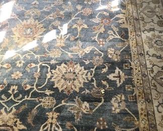 Detail of room sized rug