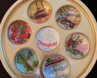Vintage metal drink tray