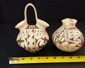 Lot of 2 South American or Mexican Pots