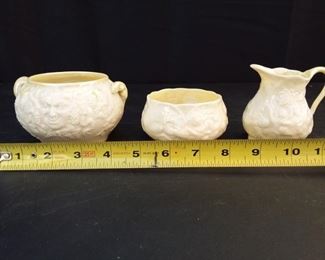 Lot of 3 Belleek Irish China Pieces