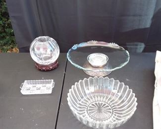 Serving Dishes and Vase