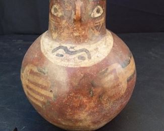 South American or Mexican Jug with Human Design