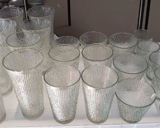 Clear drinking glass lot