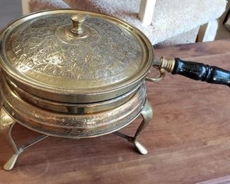 Brass chaffing dish