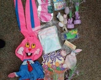 Easter decor lot