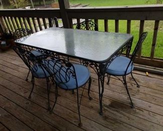 rectangular outdoor table