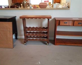 wine storage on casters