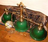 BRASS HANGING LAMP