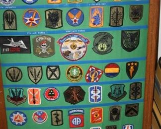 Collection of Military patches and insignia