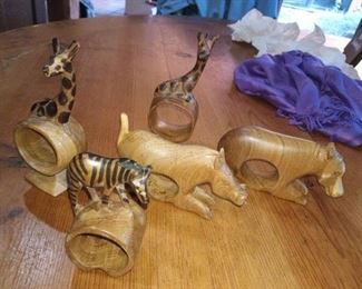 Ok y’all, these are carved wood napkin rings