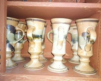 Beautiful pottery cups 