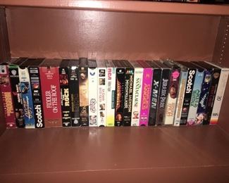 VHS and dvd