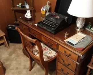 Old typewriter Corona Desk