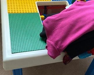 Legos Table with Legos