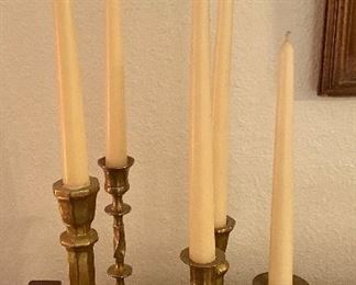 Brass Candlesticks, Candles