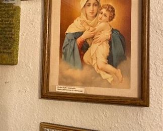 Religious Framed Mother and Child