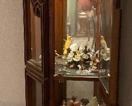 Curio Cabinet, Assorted Household Decor'