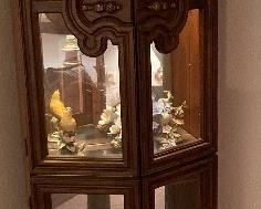 Curio Cabinet, Assorted Household Decor'