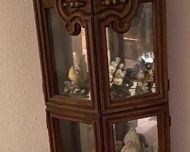 Curio Cabinet, Assorted Household Decor'
