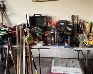 Assorted Tools, Coolers