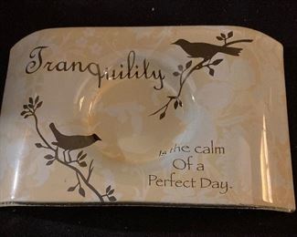 Tranquility Is The Calm of a Perfect Day Votive Candle Holder