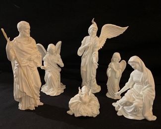 Lenox "The Renaissance Nativity Collection", "The Holy Family", "The Angels in Adoration"