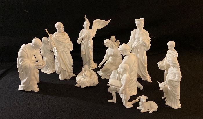 Lenox "The Renaissance Nativity Collection", "The Holy Family", "The Three Kings", "The Angels in Adoration", "The Children of Bethlehem" 