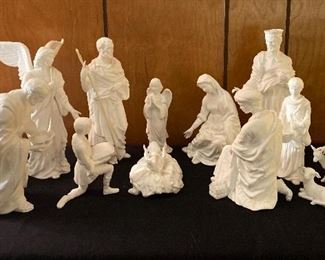 Lenox "The Renaissance Nativity Collection", "The Holy Family", "The Three Kings", "The Angels in Adoration", "The Children of Bethlehem" 