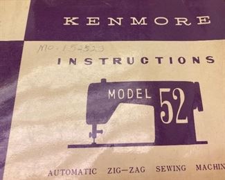 Kenmore Sewing Machine and Cabinet