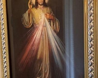 Framed Art Sacred Heart of Jesus