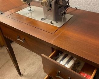 Sears Kenmore Sewing Machine with Cabinet