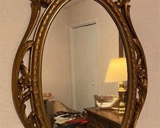 Syroco Oval "Beauty &  The Beast Style" Mirror