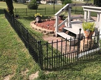 29" high powder coated metal  fencing 