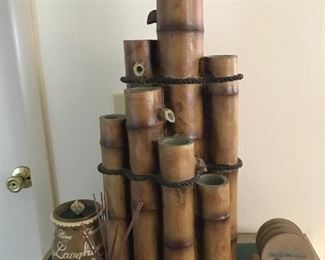 Bamboo waterfall 