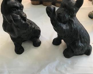 Cast iron bookends 