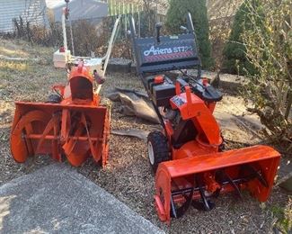 Two Ariens snowblowers 