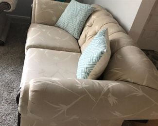 Living room love seat. Does not include pillows.