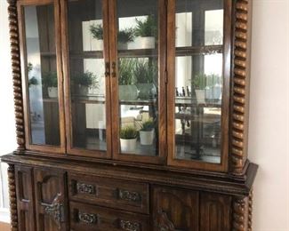 Dining armoire. Matches dining table.