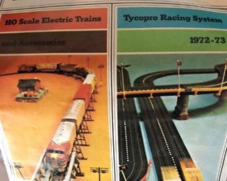 Vintage TYCO train set - complete with village.