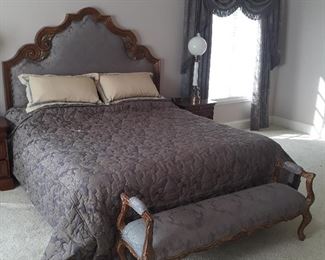 King Size Master Bed with bench