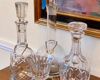 Crystal decanters