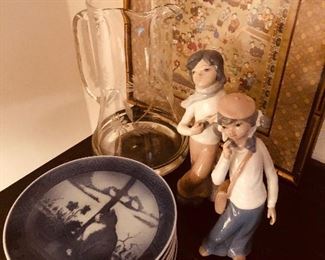 From Lladro to Asian needlework and beautiful plates from Denmark, there is a wealth of goods for sale at great prices