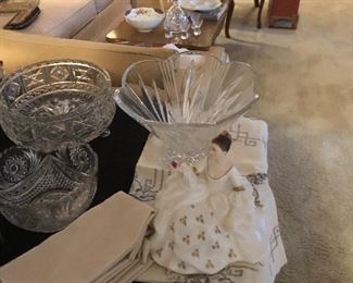 Porcelain and linens from around the world