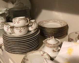 Delicate floral china pattern