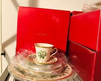 One of several sets new in box Lenox Holiday