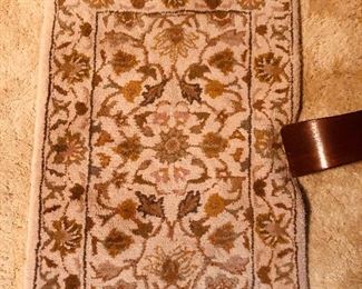 One of several vintage rugs