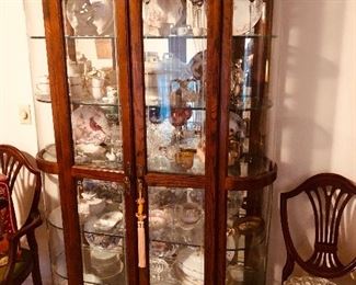 Display cabinet filled to the brim