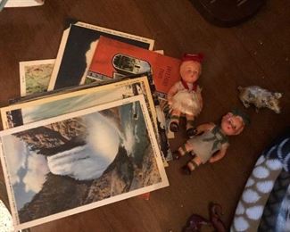 Postcards all around the house