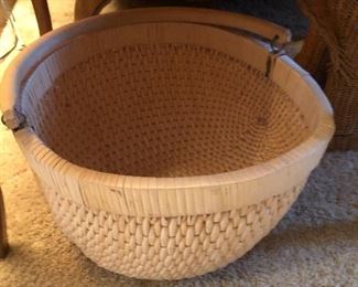 One of many beautiful baskets